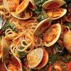 Little Neck Clams and Spaghetti